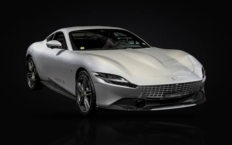 Ferrari Roma in the studio